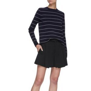 VINCE Wool Cashmere Blend Thin Striped Sweater